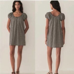 Down Julia gingham Dress